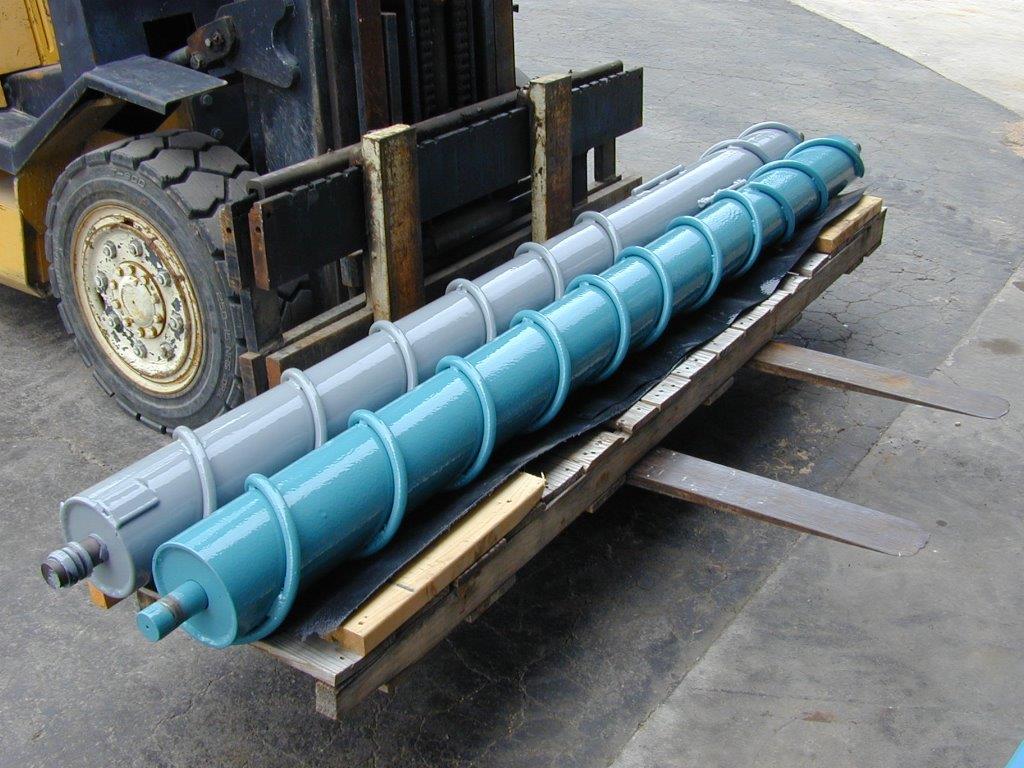 Agricultural equipment coated before entering service