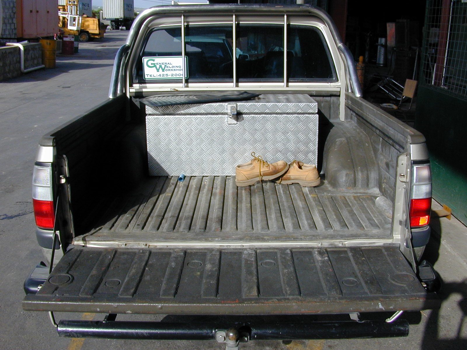New truck bed coated with polyurea for rust prevention